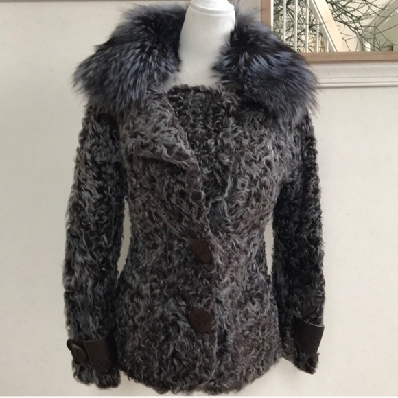 NWOT Genuine fur and leather jacket - Picture 6 of 12